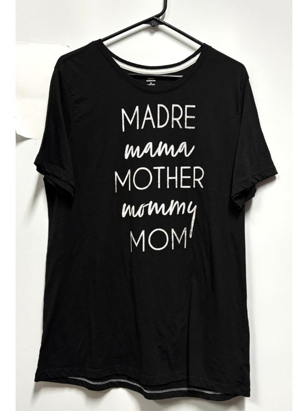 Celebrate Mom Mother Madre T-shirt Black Size 3X  24W - 26W  Short Sleeves